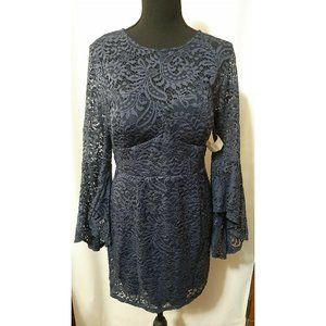 Trixxi Blue Lace w/Tags Size 13 Women's Dress